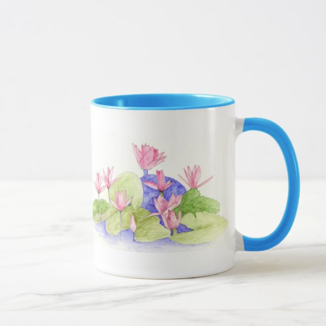 Caneca de Flores de Água (Direita)