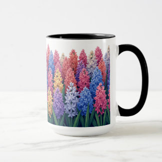 caneca de flores de hyacinth
