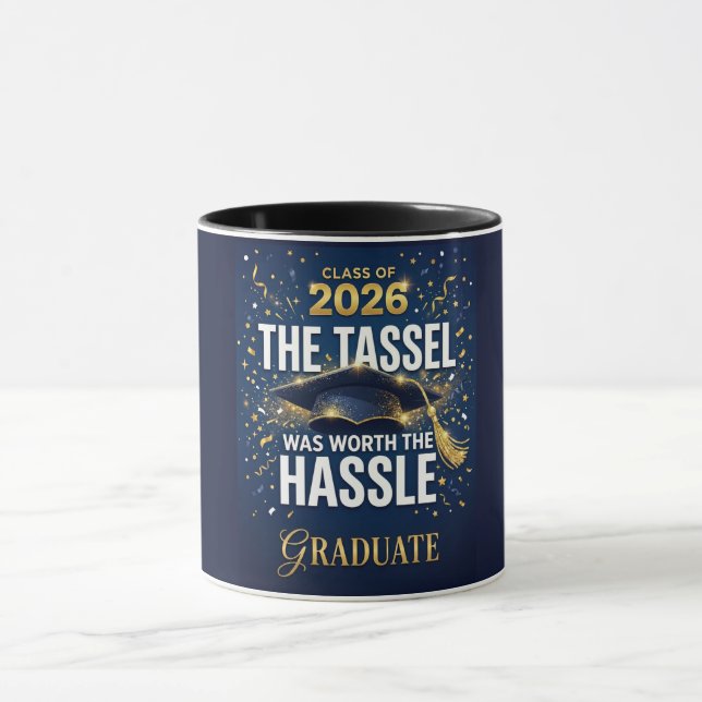 Caneca de Formatura da Turma de 2026 Presente de G (Centro)