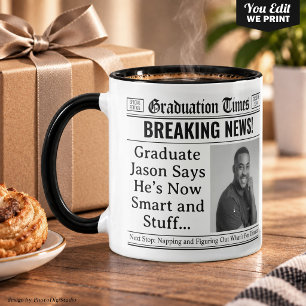 Caneca de Formatura Personalizada, Jornal Personal