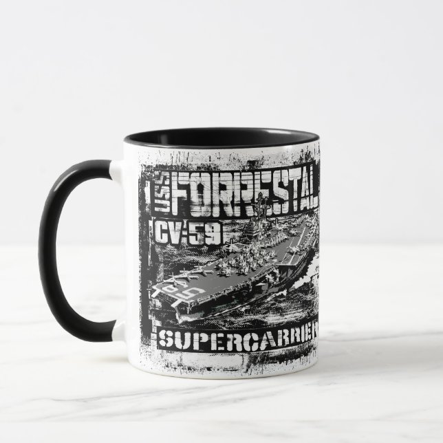 Caneca de Forrestal do porta-aviões (Esquerda)