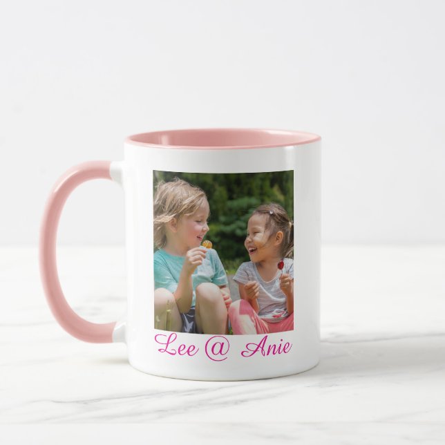 Caneca de Foto com Nome da Melhor Amiga Personaliz (Esquerda)