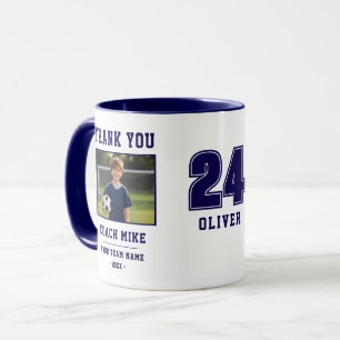 Caneca de Foto com Nome e Número da Equipe Obrigad