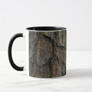 Caneca de Foto da Casca da Árvore