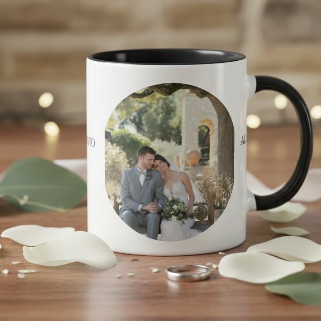 Caneca de Foto de Casal Personalizada – Romântica  (Criador carregado)