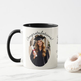 Caneca de Foto de Formatura Personalizada Parabéns