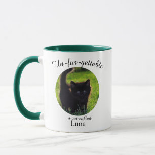 Caneca de Foto de Gato Personalizada Inesquecível 