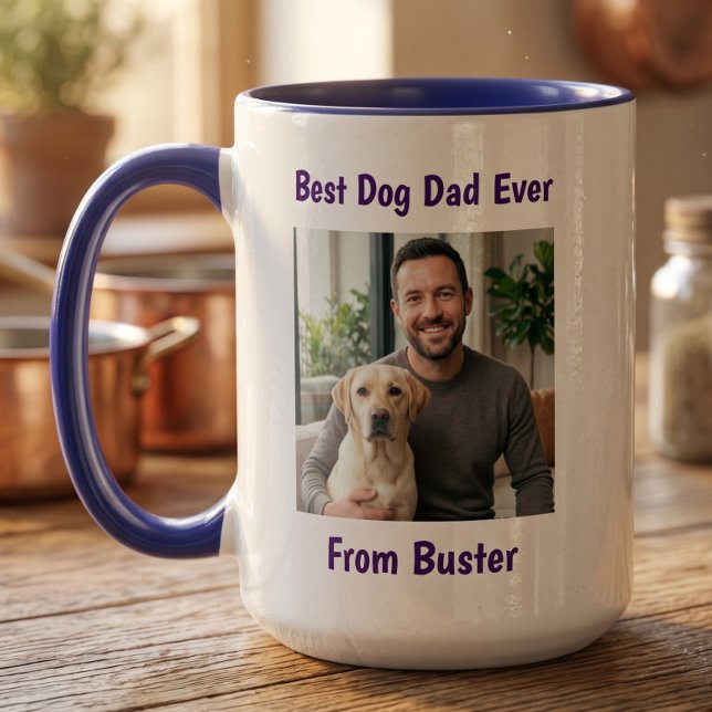 Caneca de Foto do Dia dos Pais Personalizada para  (Criador carregado)