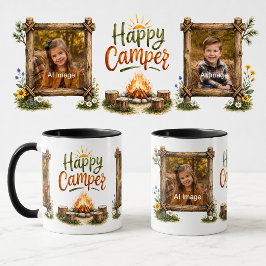 Caneca de Foto Feliz Camper