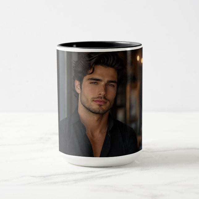 Caneca de Foto Personalizada | Adicione Sua Própri (Centro)
