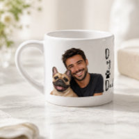 Caneca de Foto Personalizada de Papai Cachorro | P
