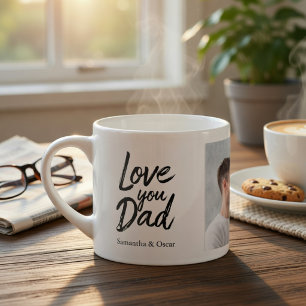 Caneca de Foto Personalizada para o Papai   Nomes 