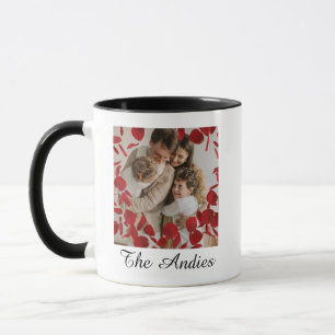 Caneca de Foto Unida pelo Nome da Família