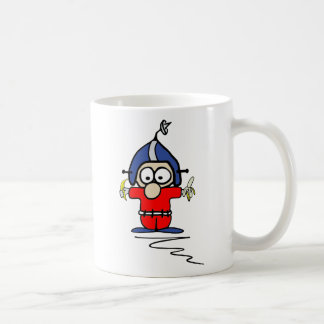 Caneca de Fred Pinsocket 2-Sided (Branca-l)