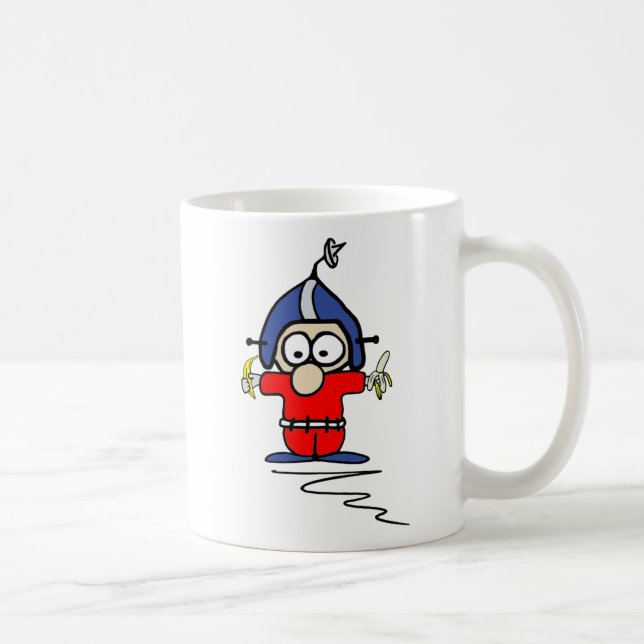 Caneca de Fred Pinsocket 2-Sided (Branca-l) (Direita)