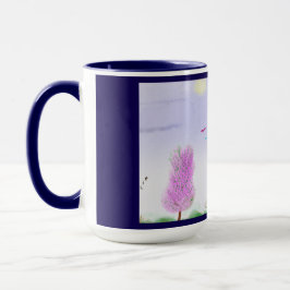 Caneca de Fuga de Paisagem de Fantasia