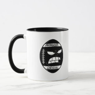 Caneca de Futebol de Cartoon para o seu vizinho