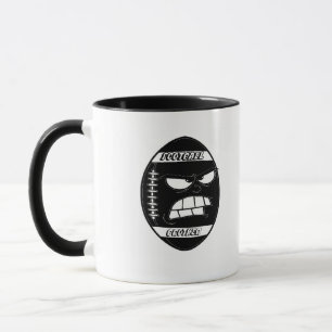 Caneca de futebol de cartum para o seu irmão