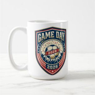 Caneca de Futebol Dia de Jogo 2026 Xícara de Caf