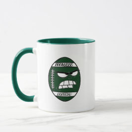 Caneca de futebol verde-escura para o seu irmão