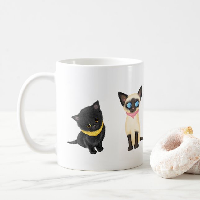 Caneca de gatinho (Com Donut)