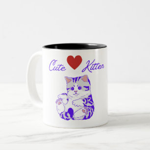 Caneca de Gatinho Gelado Adorável