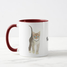 Caneca de Gatinho Malhado Perfeito