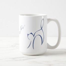 Caneca de Gato Azul