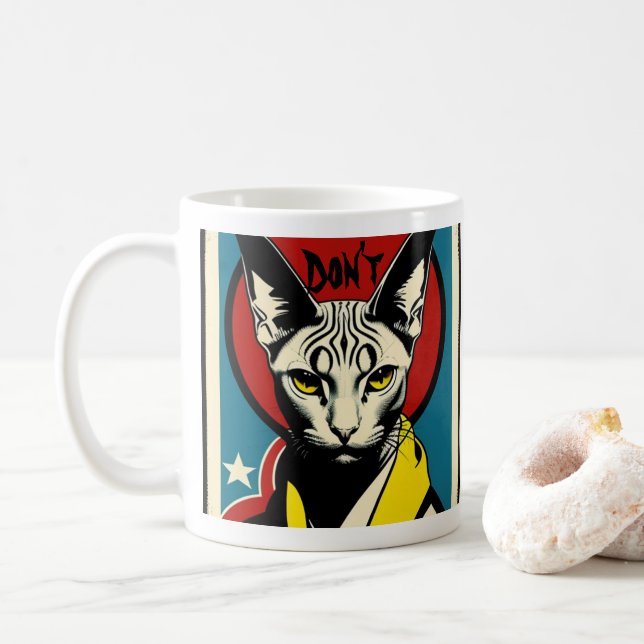 Caneca de gato - cheio DONT (Com Donut)