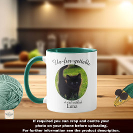 Caneca de Gato de Foto Personalizada Inesquecível 