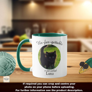 Caneca de Gato de Foto Personalizada Inesquecível