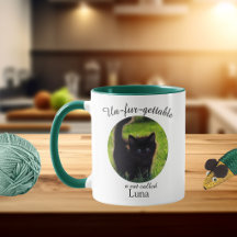 Caneca de Gato de Foto Personalizada Inesquecível 