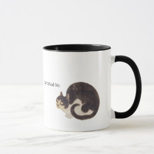Caneca de Gato Divertido Arte Popular Coreana