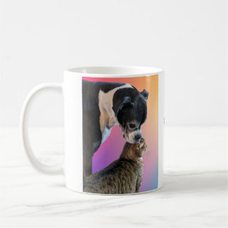 Caneca de gato e cão