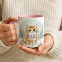 Caneca de Gato Filhote, Presente para Amante de Ga