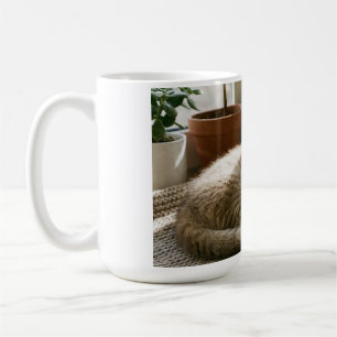 Caneca de Gato Fofo da Dobragem Escocesa - Café pa