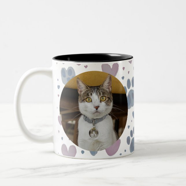 Caneca de Gato Personalizada (Esquerda)