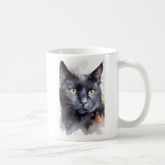 Caneca de gato preto