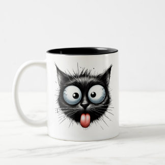 Caneca de gato preto