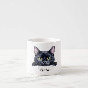 Caneca de Gato Preto Personalizada Caneca de Caf