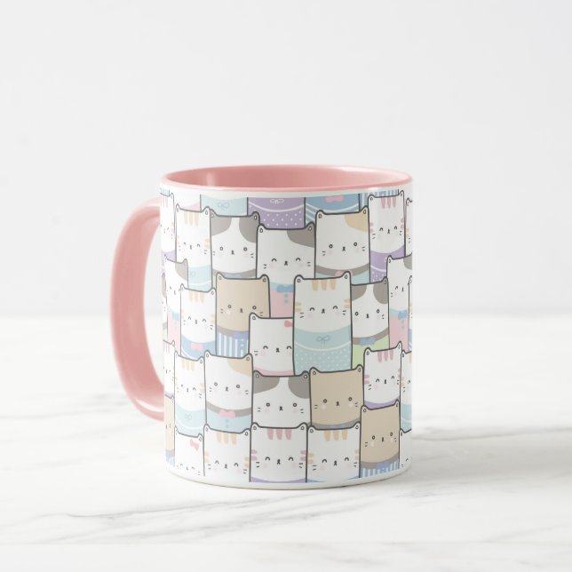 Caneca de Gatos (Frente Esquerda)