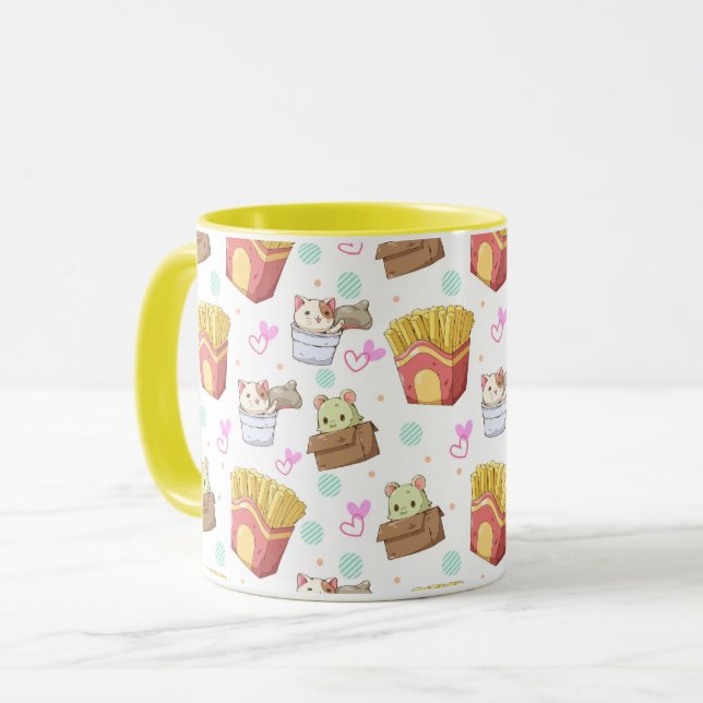 Caneca de Gatos (Frente Esquerda)