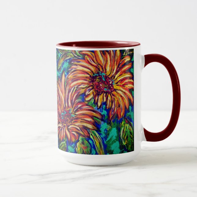 Caneca de Girassóis (Direita)