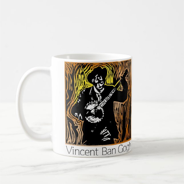 Caneca de Gogh da proibição de Vincent (Esquerda)