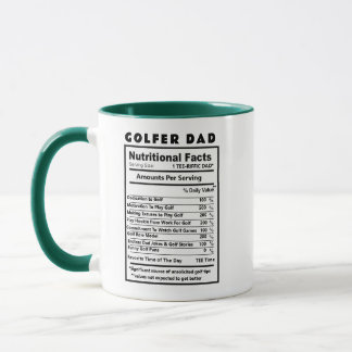 Caneca de Golfe Pai Engraçado - Melhor Presente de