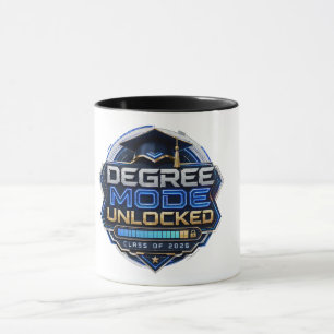 Caneca de Graduação da Turma de 2026 Modo Grau Des