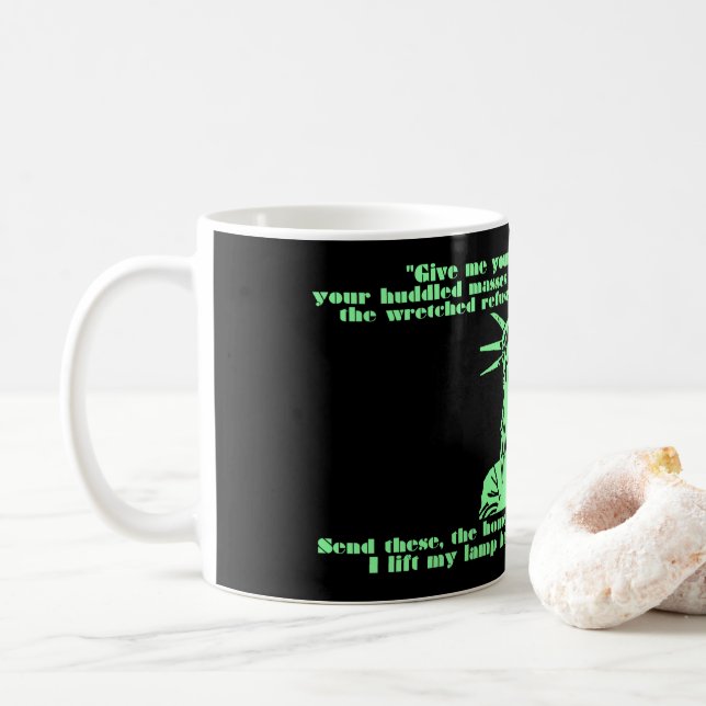 Caneca de grito da liberdade (Com Donut)