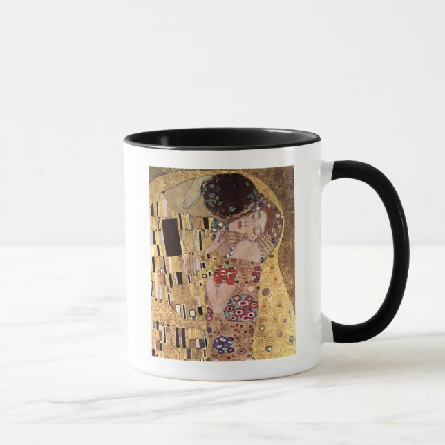 Caneca ~ de Gustavo Klimt o beijo (Direita)