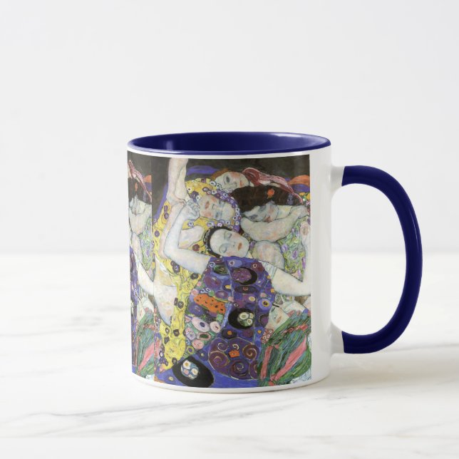 Caneca ~ de Gustavo Klimt o Virgin (Direita)