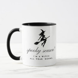 caneca de halloween bruxa